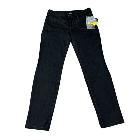 Athleta Women’s Jeans Sz 12 NWT 3XDRY Schoeller Dark Wash Denim - Picture 1 of 8